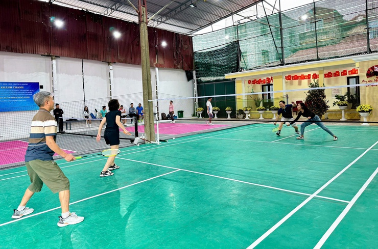 Xã Nam Phù khánh thành sân chơi thể thao – Điểm hẹn mới của phong trào Pickleball, Cầu lông cơ sở- Ảnh 10.