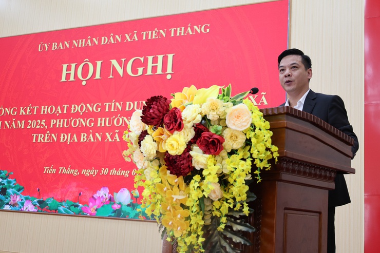 Xã Tiến Thắng tổ chức hội nghị tổng kết hoạt động tín dụng chính sách xã hội năm 2025

- Ảnh 4.