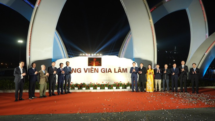 Khánh thành công trình Công viên Gia Lâm- Ảnh 1.