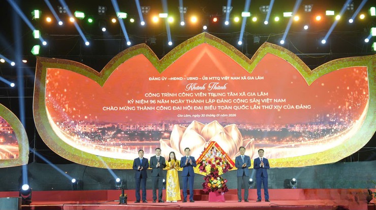 Khánh thành công trình Công viên Gia Lâm- Ảnh 2.