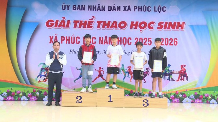 Gần 300 học sinh sôi nổi tham gia Giải thể thao học sinh xã Phúc Lộc năm học 2025–2026- Ảnh 13.