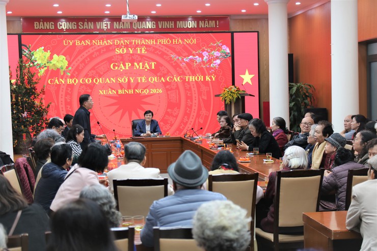 Gặp mặt cán bộ Sở Y tế qua các thời kỳ nhân dịp Tết Nguyên đán Bính Ngọ 2026- Ảnh 3.