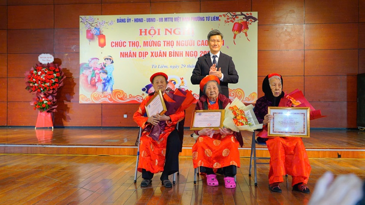 Phường Từ Liêm tổ chức Hội nghị chúc thọ, mừng thọ người cao tuổi năm 2026 tại khu vực phường Mễ Trì (cũ)- Ảnh 3.