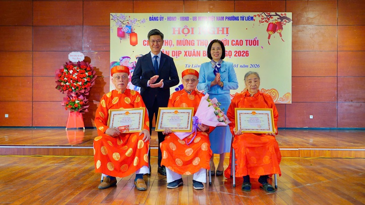 Phường Từ Liêm tổ chức Hội nghị chúc thọ, mừng thọ người cao tuổi năm 2026 tại khu vực phường Mễ Trì (cũ)- Ảnh 2.