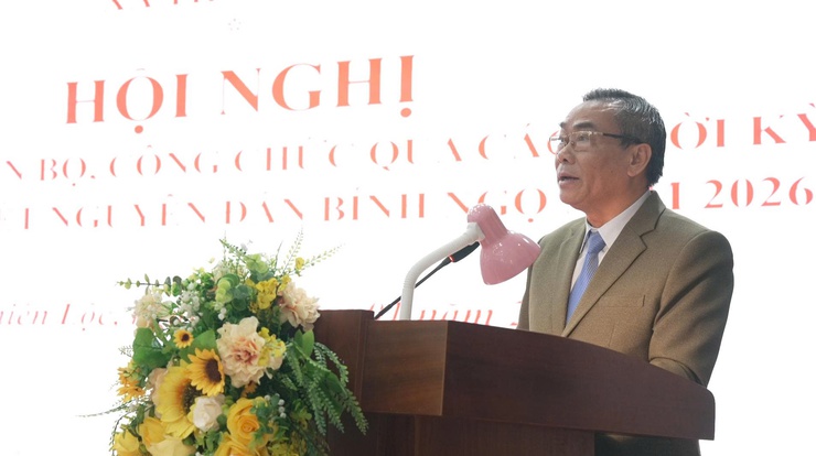 XÃ THIÊN LỘC GẶP MẶT CÁN BỘ, CÔNG CHỨC QUA CÁC THỜI KỲ NHÂN DỊP TẾT NGUYÊN ĐÁN BÍNH NGỌ NĂM 2026- Ảnh 14.