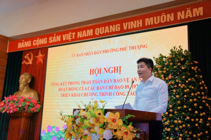 Phường Phú Thượng tổ chức hội nghị tổng kết phong trào “Toàn dân bảo vệ an ninh Tổ Quốc” và tổng kết các Ban chỉ đạo UBND phường- Ảnh 3.