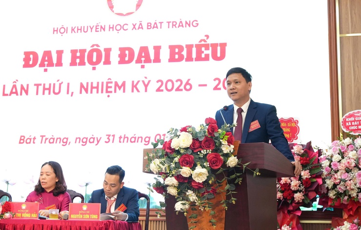 Đại hội đại biểu Hội khuyến học xã Bát Tràng lần thứ I, nhiệm kỳ 2026–2031- Ảnh 3.