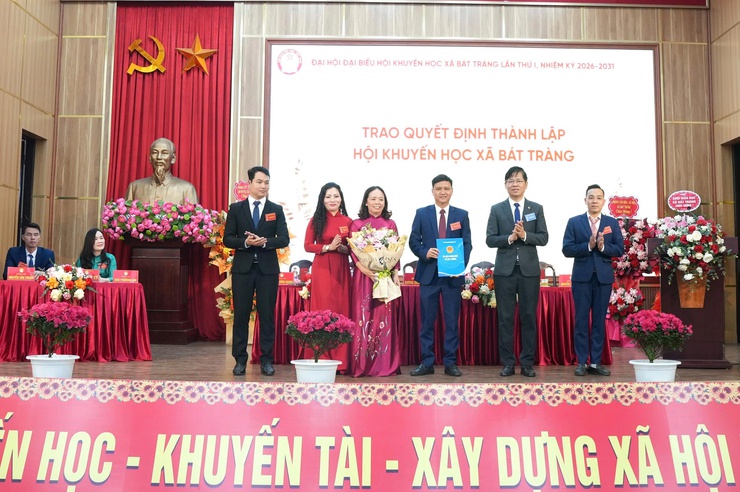Đại hội đại biểu Hội khuyến học xã Bát Tràng lần thứ I, nhiệm kỳ 2026–2031- Ảnh 2.