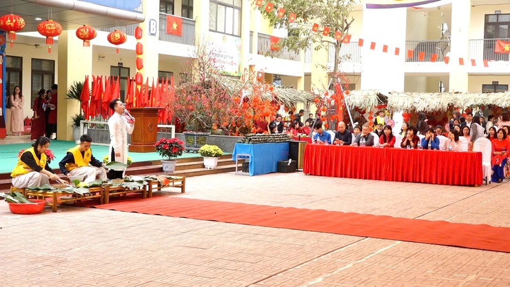 Trường THCS Cao Viên: Ấm áp "Tết yêu thương", lan tỏa giá trị văn hóa truyền thống- Ảnh 5.