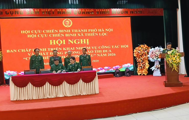 HỘI CCB XÃ THIÊN LỘC TRIỂN KHAI NHIỆM VỤ CÔNG TÁC HỘI VÀ PHÁT ĐỘNG PHONG TRÀO THI ĐUA "CỰU CHIẾN BINH GƯƠNG MẪU" NĂM 2026- Ảnh 3.