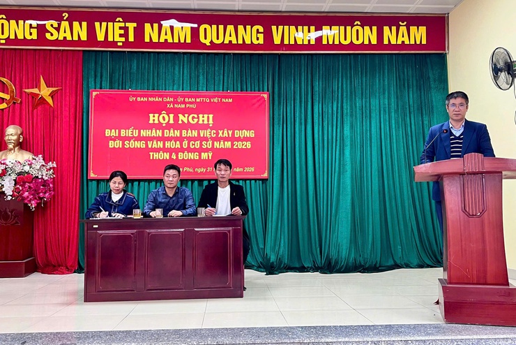 Thôn 4 Đông Mỹ phát huy dân chủ từ cơ sở, xây dựng đời sống văn hóa bền vững trong khu dân cư- Ảnh 2.