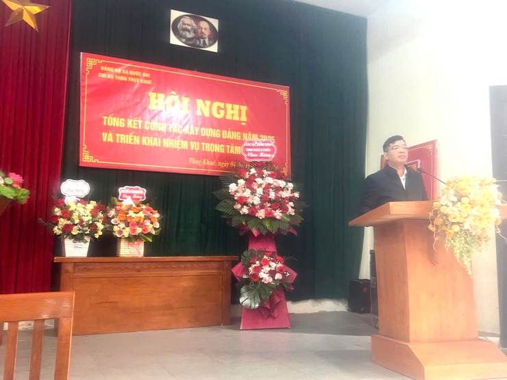 CHI BỘ THÔN THỤY KHUÊ TỔNG KẾT CÔNG TÁC NĂM 2025, TRIỂN KHAI NHIỆM VỤ NĂM 2026- Ảnh 5.