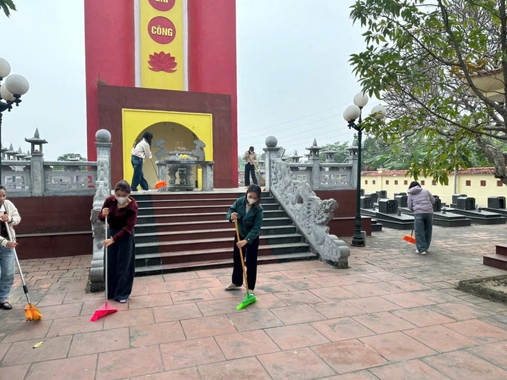 Đoàn thanh niên xã Quảng Bị sôi nổi thực hiện Chương trình “Tình nguyện mùa đông – Xuân yêu thương 2026- Ảnh 10.