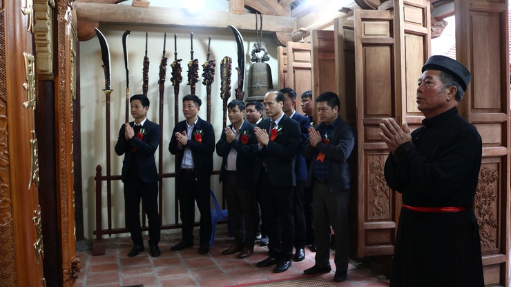 Lễ hội truyền thống và công trình Đền làng Thượng Tiết, biểu tượng của tinh thần yêu nước và sức mạnh đại đoàn kết toàn dân.- Ảnh 5.