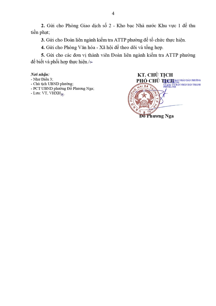 Xử phạt vi phạm hành chính ông Quách Quốc Hưng (chủ hộ kinh doanh bò nhúng dấm 999 - địa chỉ: Số 48 phố Trần Xuân Soạn, phường Hai Bà Trưng, thành phố Hà Nội)- Ảnh 4.