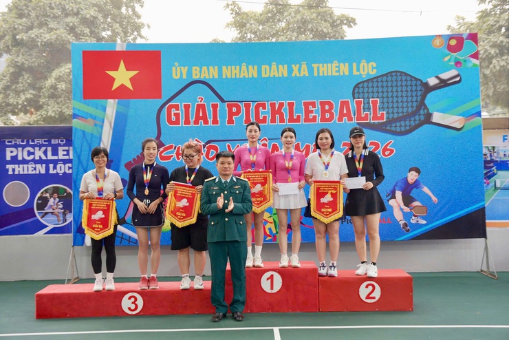 UBND XÃ THIÊN LỘC TỔ CHỨC GIẢI PICKLEBALL CHÀO XUÂN MỚI 2026- Ảnh 11.