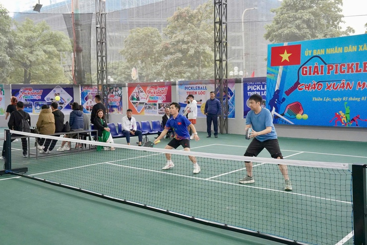 UBND XÃ THIÊN LỘC TỔ CHỨC GIẢI PICKLEBALL CHÀO XUÂN MỚI 2026- Ảnh 8.
