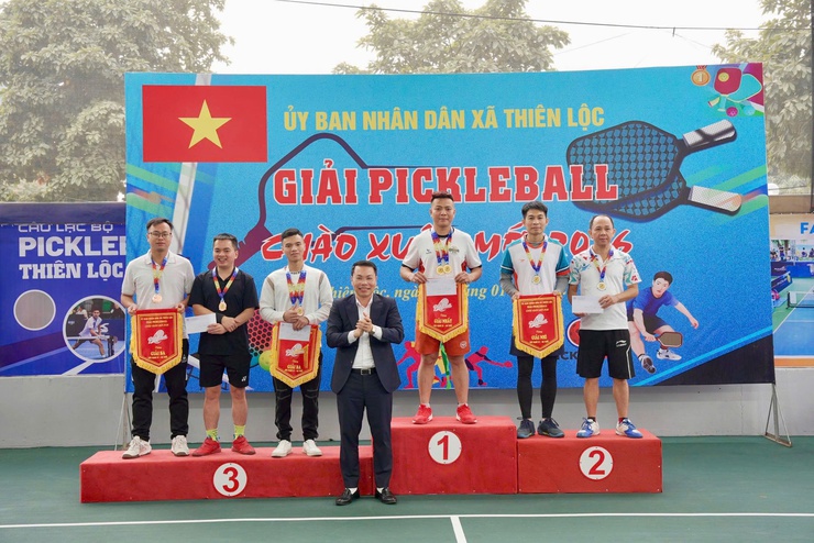 UBND XÃ THIÊN LỘC TỔ CHỨC GIẢI PICKLEBALL CHÀO XUÂN MỚI 2026- Ảnh 13.