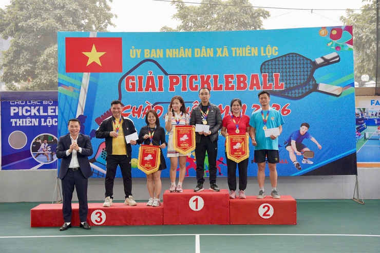 UBND XÃ THIÊN LỘC TỔ CHỨC GIẢI PICKLEBALL CHÀO XUÂN MỚI 2026- Ảnh 14.