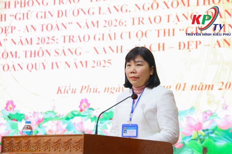 UBND XÃ TỔ CHỨC HỘI NGHỊ TRIỂN KHAI PHONG TRÀO TOÀN DÂN ĐOÀN KẾT XÂY DỰNG ĐỜI SỐNG VĂN HÓA VÀ CUỘC THI GIỮ GÌN THÔN SÁNG – XANH – SẠCH – ĐẸP – AN TOÀN NĂM 2026- Ảnh 3.