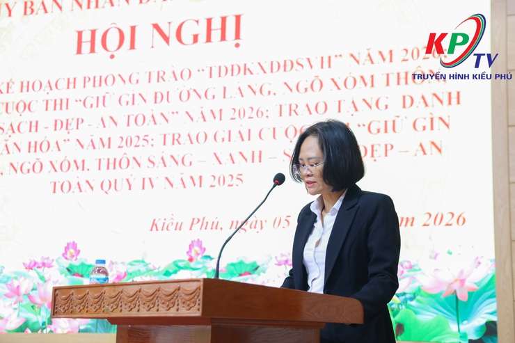 UBND XÃ TỔ CHỨC HỘI NGHỊ TRIỂN KHAI PHONG TRÀO TOÀN DÂN ĐOÀN KẾT XÂY DỰNG ĐỜI SỐNG VĂN HÓA VÀ CUỘC THI GIỮ GÌN THÔN SÁNG – XANH – SẠCH – ĐẸP – AN TOÀN NĂM 2026- Ảnh 6.