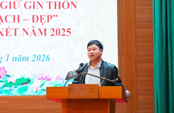 Quốc Oai tổ chức Hội nghị trao giải tháng 12 và tổng kết Cuộc thi "Giữ gìn thôn Sáng – Xanh – Sạch – Đẹp" năm 2025- Ảnh 14.