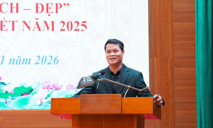 Quốc Oai tổ chức Hội nghị trao giải tháng 12 và tổng kết Cuộc thi "Giữ gìn thôn Sáng – Xanh – Sạch – Đẹp" năm 2025- Ảnh 15.