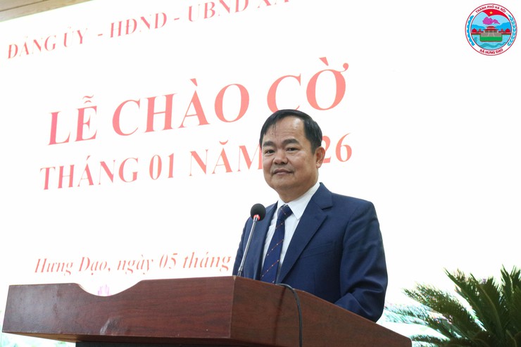 XÃ HƯNG ĐẠO TỔ CHỨC LỄ CHÀO CỜ THÁNG 01/2026, CÔNG BỐ QUYẾT ĐỊNH VÀ TRAO KHEN THƯỞNG- Ảnh 15.