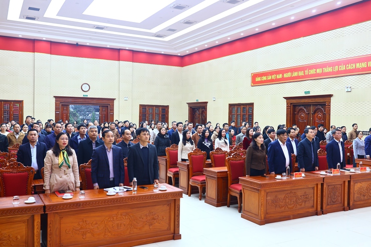 XÃ THẠCH THẤT TỔ CHỨC NGHI LỄ CHÀO CỜ VÀ TRIỂN KHAI NHIỆM VỤ TRỌNG TÂM THÁNG 01/2026- Ảnh 2.