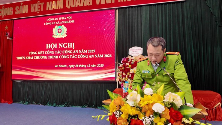 Hội nghị Tổng kết công tác Công an năm 2025 triển khai chương trìinh công tác công an năm 2026- Ảnh 6.