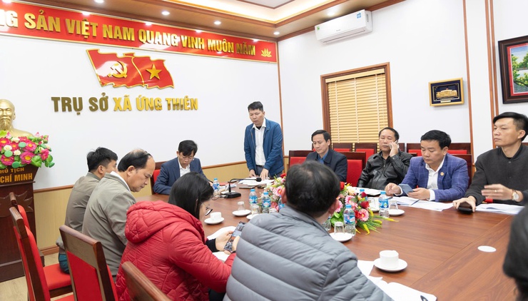 XÃ ỨNG THIÊN TỔ CHỨC HỘI NGHỊ CHỐT QUÂN SỐ GỌI CÔNG DÂN NHẬP NGŨ NĂM 2026- Ảnh 6.