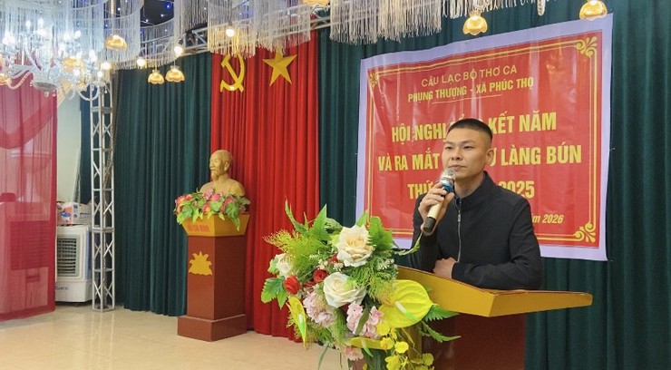 Lan tỏa "tình thơ Làng Bún" – Dấu ấn 25 năm bền bỉ của CLB thơ Phụng Thượng- Ảnh 3.