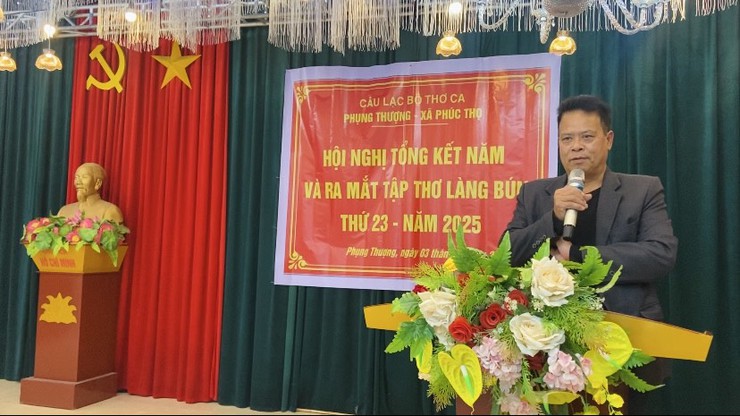 Lan tỏa "tình thơ Làng Bún" – Dấu ấn 25 năm bền bỉ của CLB thơ Phụng Thượng- Ảnh 2.