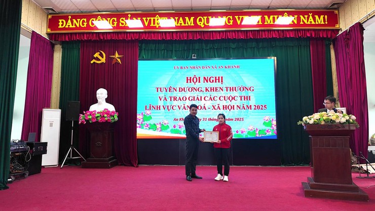 Hội nghị tuyên dương, khen thưởng, trao giải các cuộc thi lĩnh vực Văn hóa – Xã hội năm 2025- Ảnh 5.