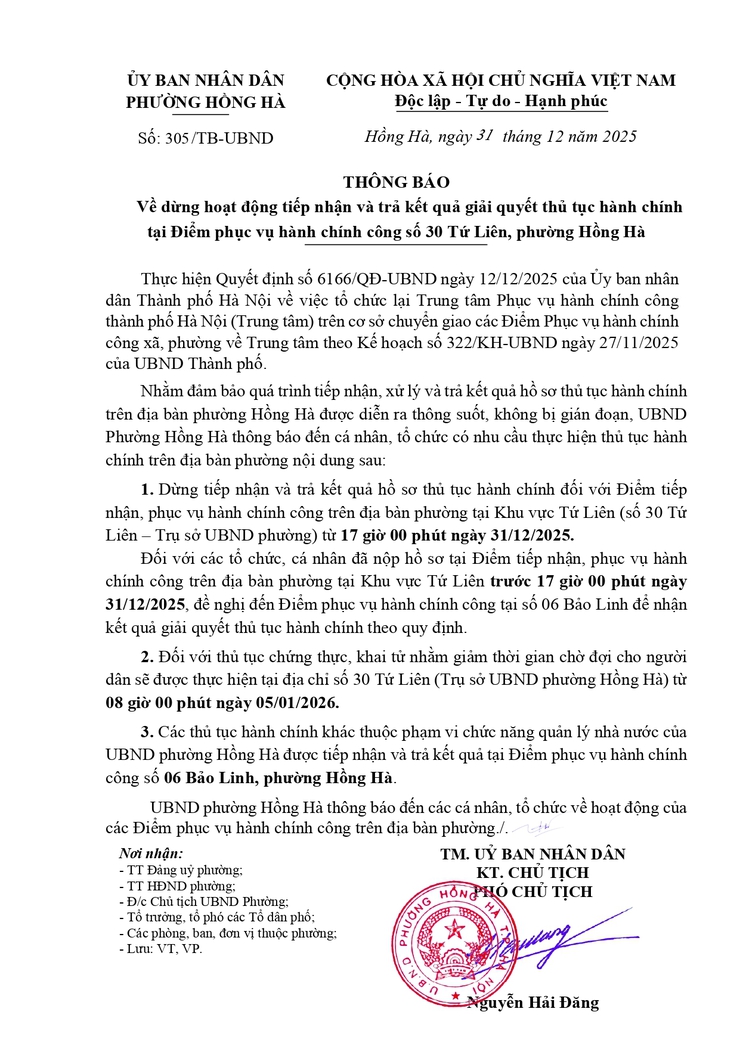 THÔNG BÁO- Ảnh 1.