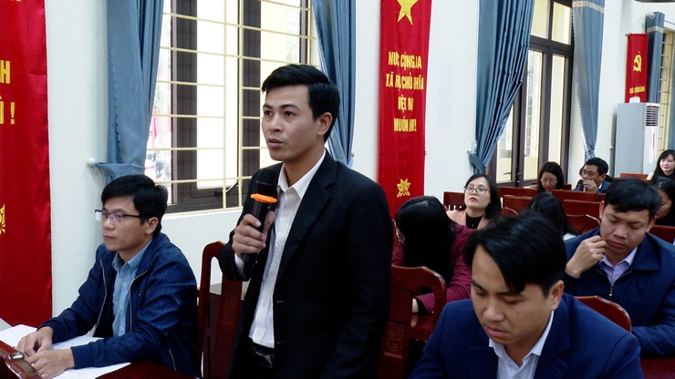 HỘI NGHỊ LIÊN TỊCH LẤY Ý KIẾN CỬ TRI NƠI CÔNG TÁC ĐỐI VỚI NGƯỜI ỨNG CỬ ĐẠI BIỂU HĐND TẠI XÃ ỨNG HÒA- Ảnh 3.