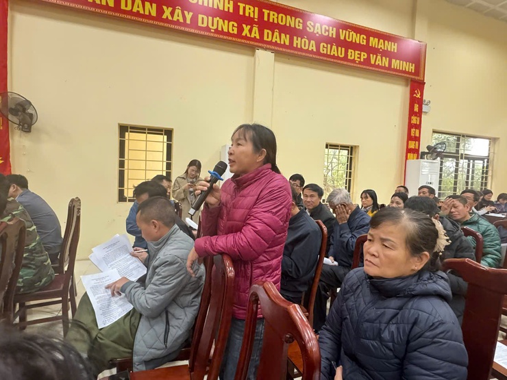 THAM VẤN CỘNG ĐỒNG, ĐÁNH GIÁ TÁC ĐỘNG MÔI TRƯỜNG DỰ ÁN “KHU ĐÔ THỊ THỂ THAO OLYMPIC”** 
TẠI XÃ DÂN HOÀ
- Ảnh 9.