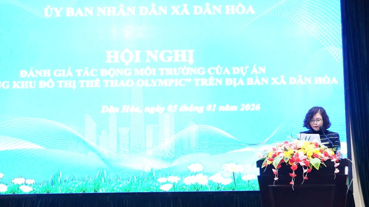 THAM VẤN CỘNG ĐỒNG, ĐÁNH GIÁ TÁC ĐỘNG MÔI TRƯỜNG DỰ ÁN “KHU ĐÔ THỊ THỂ THAO OLYMPIC”** 
TẠI XÃ DÂN HOÀ
- Ảnh 5.