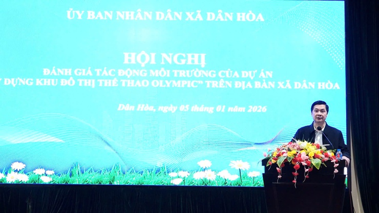 THAM VẤN CỘNG ĐỒNG, ĐÁNH GIÁ TÁC ĐỘNG MÔI TRƯỜNG DỰ ÁN “KHU ĐÔ THỊ THỂ THAO OLYMPIC”** 
TẠI XÃ DÂN HOÀ
- Ảnh 4.