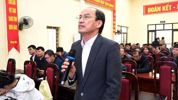 THAM VẤN CỘNG ĐỒNG, ĐÁNH GIÁ TÁC ĐỘNG MÔI TRƯỜNG DỰ ÁN “KHU ĐÔ THỊ THỂ THAO OLYMPIC”** 
TẠI XÃ DÂN HOÀ
- Ảnh 6.