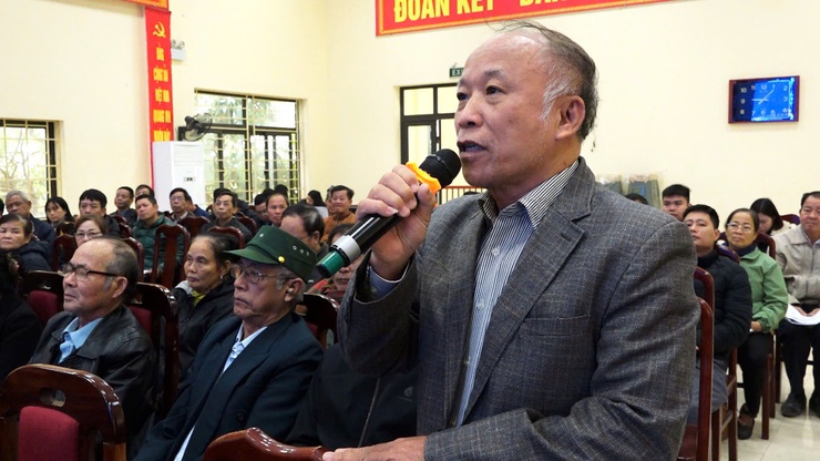 THAM VẤN CỘNG ĐỒNG, ĐÁNH GIÁ TÁC ĐỘNG MÔI TRƯỜNG DỰ ÁN “KHU ĐÔ THỊ THỂ THAO OLYMPIC”** 
TẠI XÃ DÂN HOÀ
- Ảnh 7.