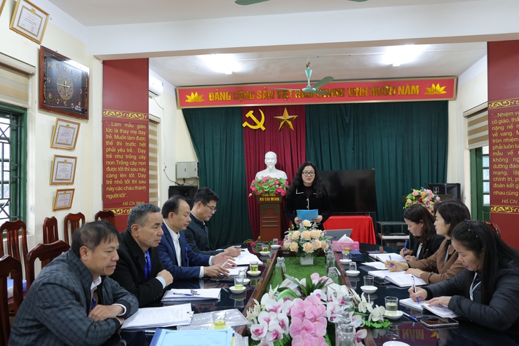 Phú Nghĩa: Kiểm tra công tác an toàn thực phẩm, y tế học đường tại các trường học trên địa bàn xã- Ảnh 1.