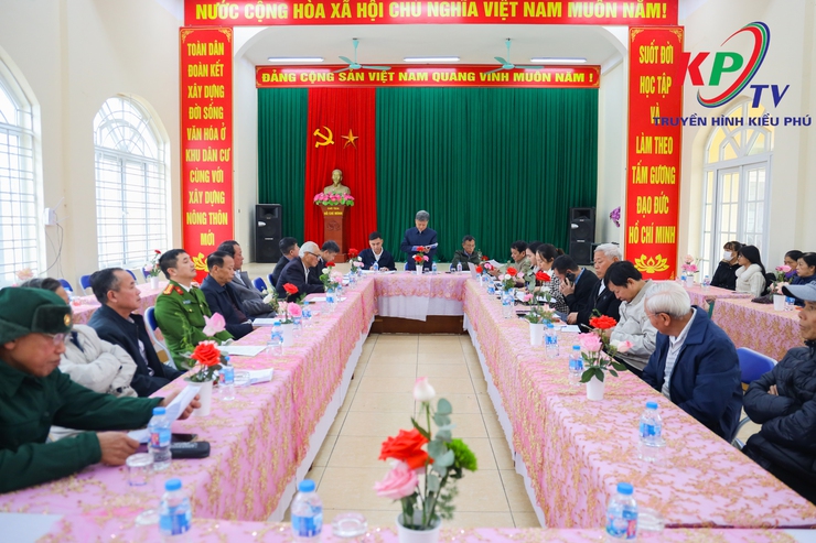 Lãnh đạo xã Kiều Phú dự sinh hoạt Chi bộ thôn Đồng Bụt, lắng nghe ý kiến, kiến nghị của đảng viên và Nhân dân- Ảnh 1.