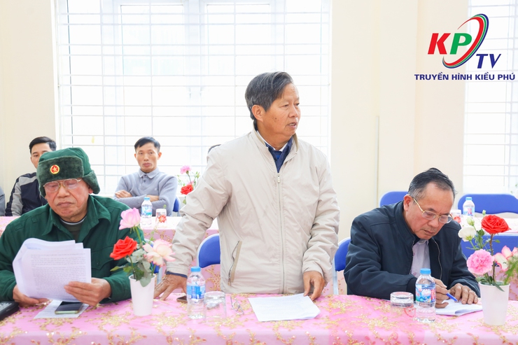 Lãnh đạo xã Kiều Phú dự sinh hoạt Chi bộ thôn Đồng Bụt, lắng nghe ý kiến, kiến nghị của đảng viên và Nhân dân- Ảnh 10.