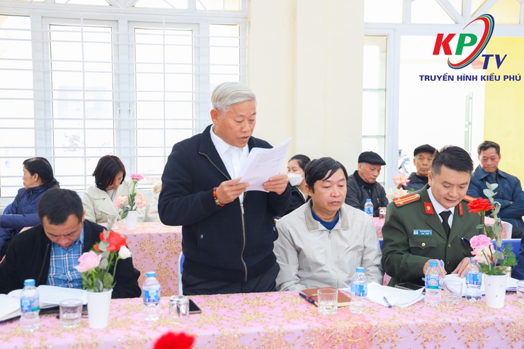 Lãnh đạo xã Kiều Phú dự sinh hoạt Chi bộ thôn Đồng Bụt, lắng nghe ý kiến, kiến nghị của đảng viên và Nhân dân- Ảnh 9.