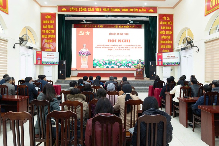Đảng ủy xã tổ chức hội nghị quán triệt, triển khai Kế hoạch rà soát, bổ sung quy hoạch cán bộ nhiệm kỳ 2025–2030, 2026–2031- Ảnh 7.