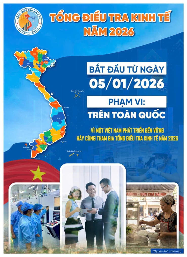 Từ ngày 05/01/2026: UBND xã Đoài Phương triển khai tổng điều tra kinh tế trên phạm vi toàn xã

- Ảnh 1.