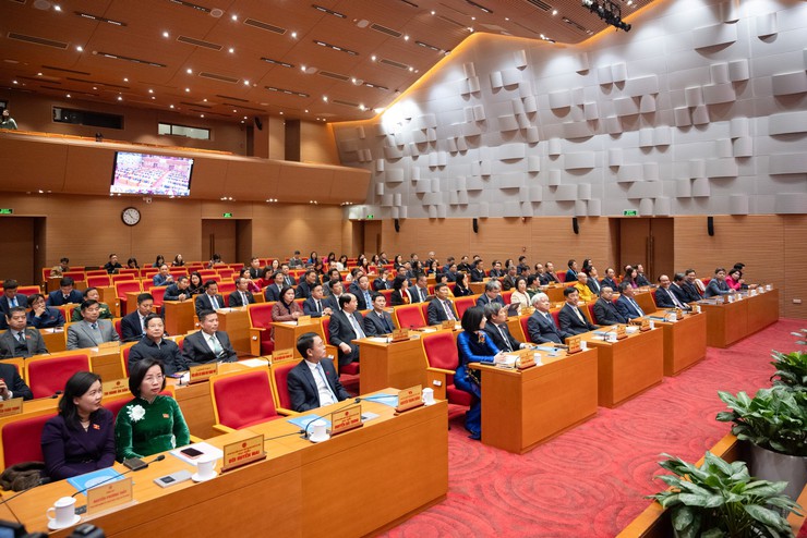 Lãnh đạo xã Quảng Bị dự Hội nghị trực tuyến tổng kết hoạt động của Đoàn Đại biểu Quốc hội, HĐND thành phố Hà Nội- Ảnh 1.