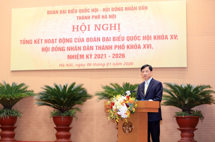 Phường Thanh Liệt dự Hội nghị tổng kết hoạt động của Đoàn đại biểu Quốc hội khóa XV, HĐND thành phố Hà Nội khóa XVI nhiệm kỳ 2021-2026- Ảnh 5.