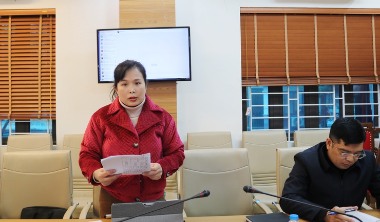 Đồng chí Chủ tịch UBND xã Quốc Oai nghe báo cáo tiến độ công tác bầu cử đại biểu Quốc hội khóa XVI và HĐND các cấp- Ảnh 3.